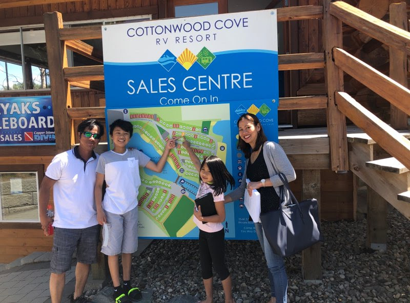 New RV Lot Owners at Cottonwood Cove.