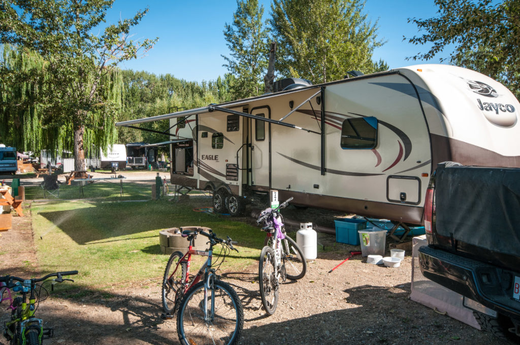 Whole Ownership RV lots for sale in the Shuswap. Lee Creek, BC.