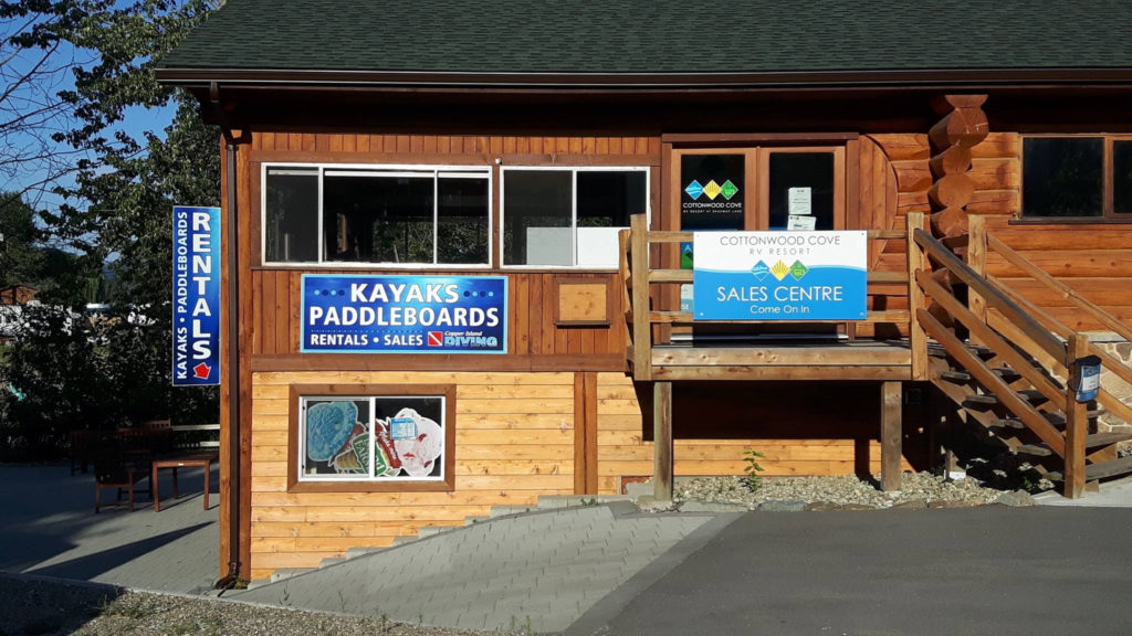 Whole Ownership RV Lots for Sale. RV Resort at Shuswap Lake.  Full service hookups. Vacation-style amenities.